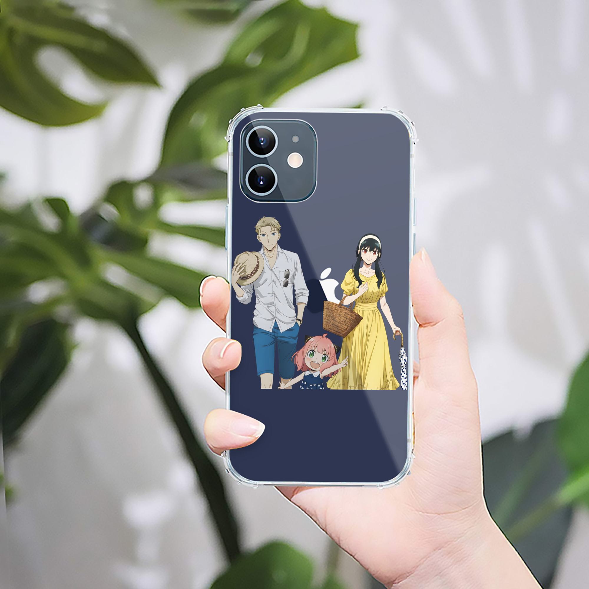 （画像用） SPY×FAMILY间谍家家酒 【iPhone 12シリーズ対応】透明スマホケース（クリアソフトケース）